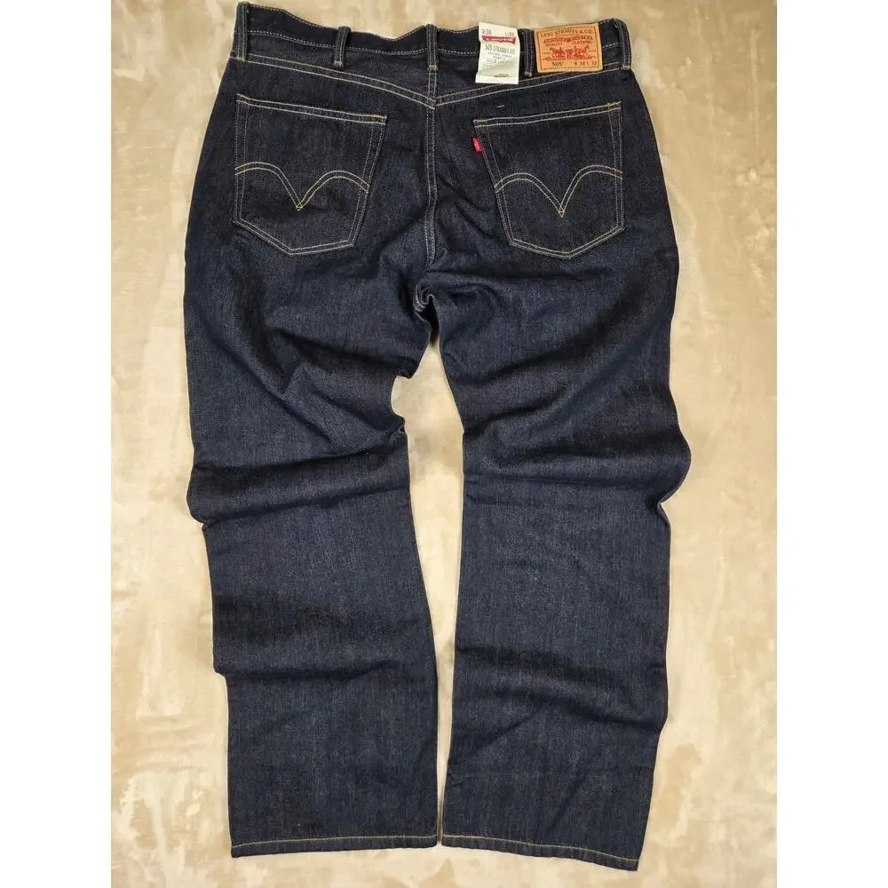 Levi's 505 Straight Leg Jeans 38x32